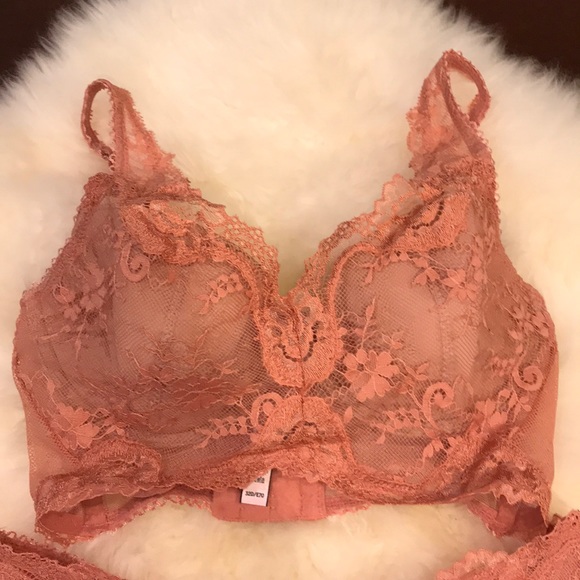 NWT Victorias Secret Angels peach semi bra set! - Picture 2 of 4